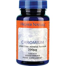 Higher Nature Chromium 200�g 90 tablets