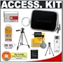 Sony CyberShot LCS-TWE Black Carrying Case + NP-BG1 Battery + Accessory Kit for DSC-W120, DSC-W130, DSC-W200, DSC-W300, DSC-W220, DSC-W230, DSC-W290 Digital Cameras