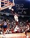David Thompson Autographed/Hand Signed Nuggets 8x10 Photo with HOF 96 Inscription (ABA Shot Pose 2)