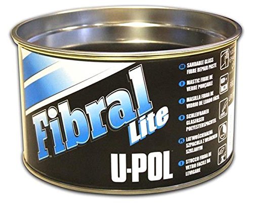 U-Pol Products 0766 FIBRAL LITE Lightweight Sandable Glass Fiber Repair Paste Filler - 1 Quart, Model: 766, Outdoor&Repair Store