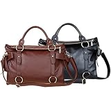 Fashionable Designer Inspired Double Bow Knot Soft Pebbled Leatherette Satchel Tote Hobo Handbag Purse w/Shoulder Strap