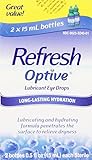 Refresh Optive Lubricant Eye Drops, Box of 2 x 15 ml bottles