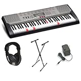 Casio LK-230 Personal Keyboard Premium Package with 61 Keys, Headphones, Stand & Power Supply