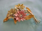 Coro Flower Spray Pin