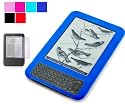 Silicone Skin for Amazon Kindle Keyboard Amazon Kindle 3 Kindle Wireless Reading Device 3G Wi-Fi 6" Display, Graphite - Latest Generation + Clear Screen Protector for Amazon Kindle 6 Inch