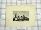 1783 NAWORTH CASTLE CUMBERLAND HOOPER ENGRAVING