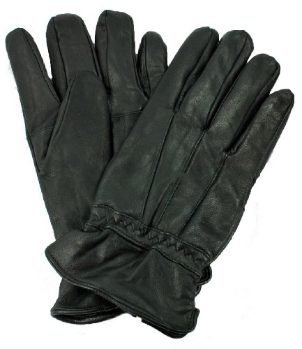 Dorfman pacific mens leather thinsulate lined water repellent win…
