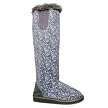 Women's MkLuk Printed Jersey Boot &nbsp; - Grey (9)