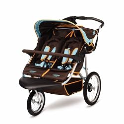 InStep Safari Swivel Double Jogging Stroller