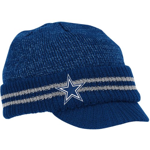 Reebok Dallas Cowboys Sideline Player 2nd Season Visor Knit Hat One Size Fits All