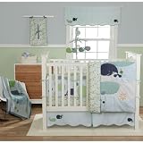 Migi Little Whale 4 Piece Crib Bedding Set by Bananafish