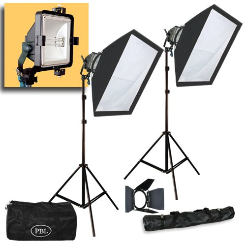 PHOTOGRAPHY STUDIO LIGHTING CONTINUOUS PHOTO LIGHT KIT 2000 WATTS by PBL