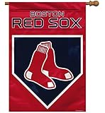 MLB Boston Red Sox 2 Sided House Banner, 28" x 40"/One Size, Team Color
