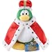 Disney Club Penguin 6.5 Inch Series 2 Plush Figure King (Includes Coin with Code!)