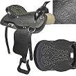 Western All Leather Saddle - Black