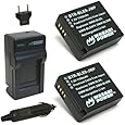 Wasabi Power Battery (2-Pack) and Charger for Panasonic DMW-BLE9, DMW-BLG10 and Panasonic Lumix DMC-GF3, DMC-GF5, DMC-GF6, DMC-GX7, DMC-LX100