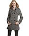 GUESS? Coat, Tweed Wool with Pleated Bottom