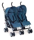 Chicco Citta Twin Stroller Blue Sky