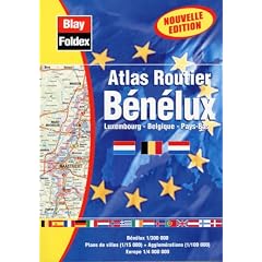 Atlas routiers : Benelux (l�gende en 4 langues et avec un index))