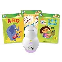 LeapFrog Tag Junior Book PAL Value Pack, PURPLE Tag Jr Plus Three Board Books - 123 Dora, ABC Animal Orchestra, If I Were....