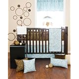 Mud Puddle Blue 5 Piece Crib Bedding Set by Sweet... by Mud Puddle Blue