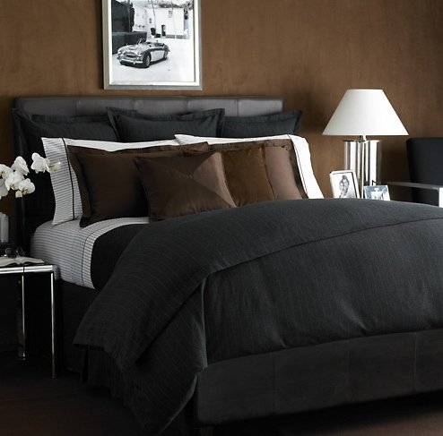 Ralph Lauren Modern Driver Stripe Euro Pillow Sham