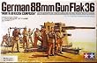 Tamiya 1/35 German 88mm Gun Flak36 - North African Campaign" "