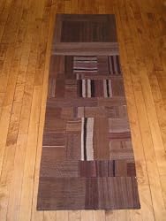 Handmade Turkish Parcha Kilim Rug 2'3"x7'6"