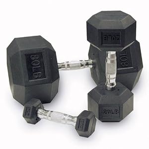 Buy Best Body Solid SDRS550 Rubber Hex Dumbbell Set Review