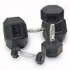 Body Solid SDRS550 5-50-Pound Rubber Hex Dumbbell Set