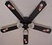 Flaming Soccer Balls 52" Ceiling Fan