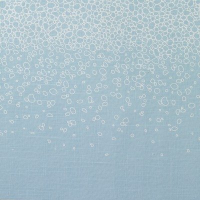 Raindrops Bumper in Aqua