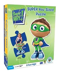 Super Why Shaped You-Sized Floor Puzzle by University Games