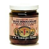 Gourmet Food : Pitted Taggiasca Olives from Liguria (Olive Denocciolate)
