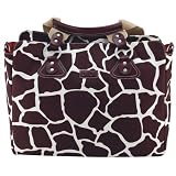 OiOi Giraffe Print Tote Diaper Bag