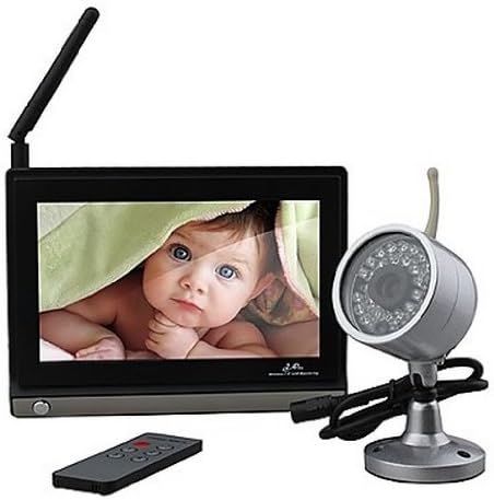 Viigoo Baby Monitor "Monitor Buddy" - Wireless, 7 Inch Widescreen Lcd, Wireless Night Vision Camera + Remote Control
