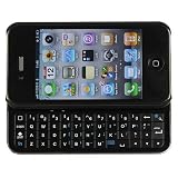 Wireless Bluetooth Sliding Keyboard + Rubberized hard shell case for iphone 4 (AT&T or Verizon)