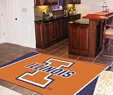 Illinois Fighting Illini 5'x8' Rug 5X8 Floor Mat (Rug)