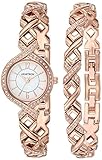 UPC 086702582938 product image for Armitron Women's Quartz Metal and Alloy Dress Watch, Color:Rose Gold-Toned (Mode | upcitemdb.com