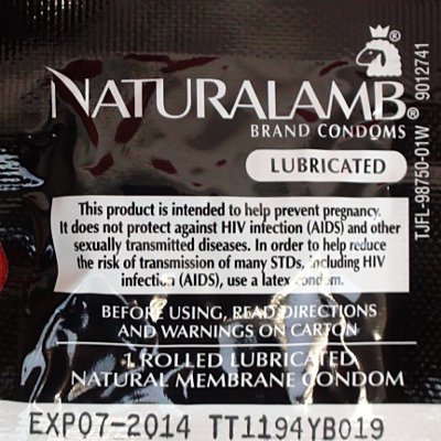 TROJAN NATURAL LAMB 60 PACK