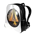 HuaT Camping Time Black Multi Pocket Backpack