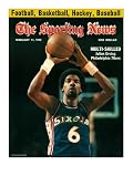 Sporting News Magazine February 11, 1978 - Multi-Skilled - Julius Erving Philadelphia 76ers Photographic Poster Print, 12x16