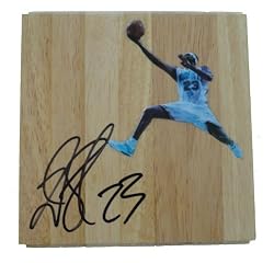 Devin Brown Autographed New Orleans Hornets Photo Floorboard, Photo Proof