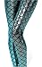 Belife Women's Mermaid Fish Scale Printing Full Length Leggings