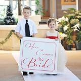 Baby Keepsake: Here Comes the Bride Custom Wedding Banner