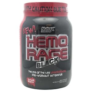 Nutrex Research, Inc. Hemo-Rage Black Sucker Punch 2-Pound  Tub