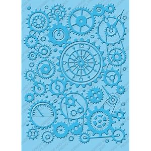 Cuttlebug-5-Inch-by-7-Inch-Embossing-Folder-Clockworks