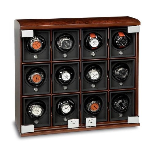 12-Module Briarwood Watch Winder - Rotobox by Underwood