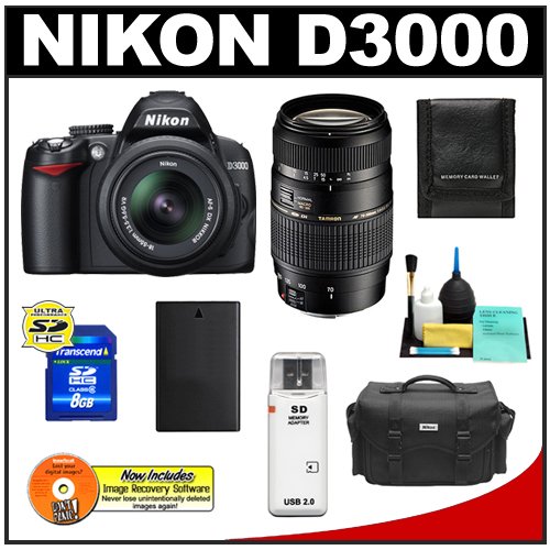 Nikon D3000 10MP Digital SLR Camera with 18-55mm