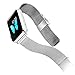 Apple Watch Band W Metal Clasp, Aerb Milanese Loop Stainless Steel Mesh Replacement Strap Wrist Band for Apple Watch & Sport & Edition - 38mm